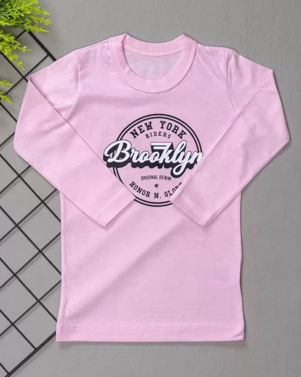 T-SHIRT GATO ROSTO LACO - ROSA BEBE, Atacado Tshirt