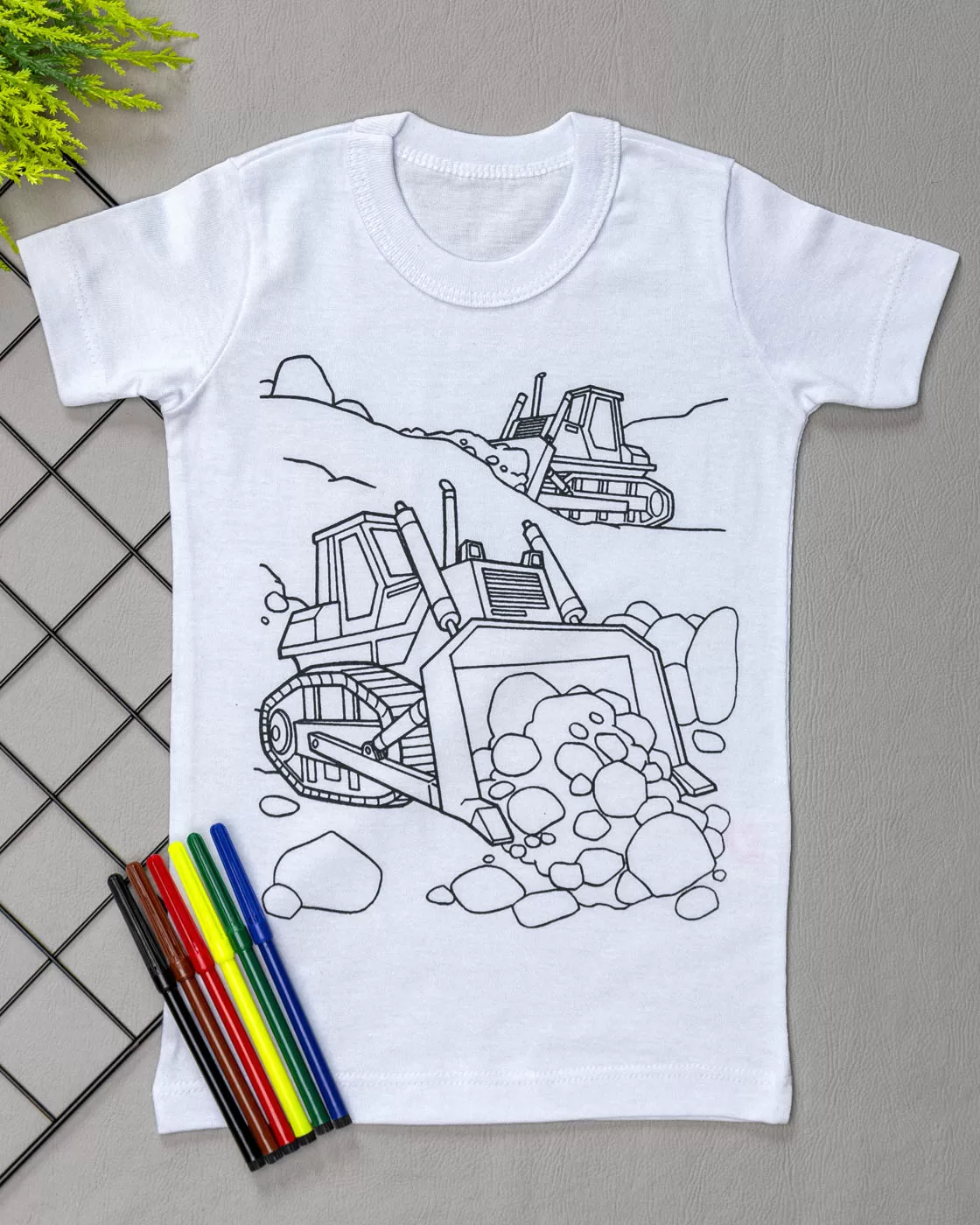 Camiseta Para Colorir Infantil