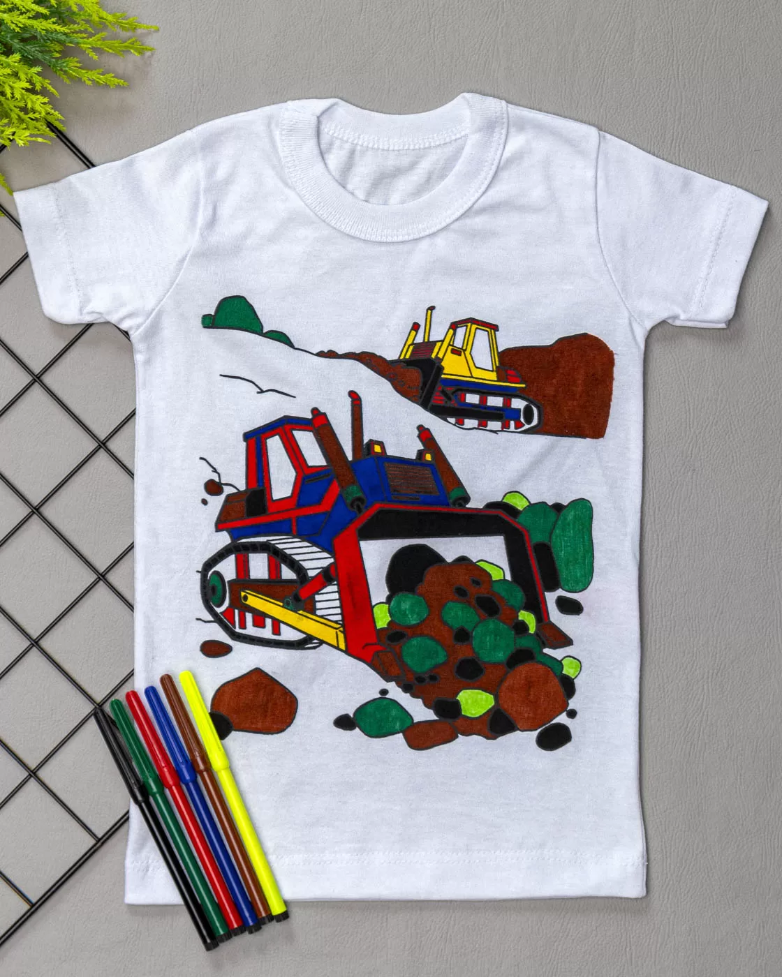 Camiseta Para Colorir Infantil